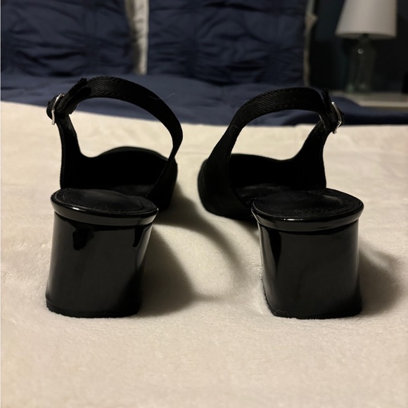 NYDJ Sling Back Square Toe Heels - Picture 3 of 5